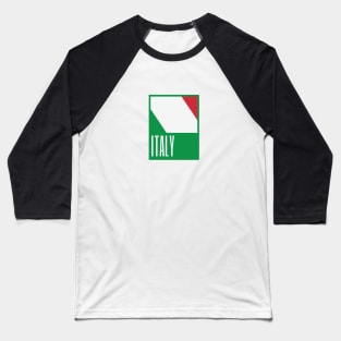 Italy Country Symbols Baseball T-Shirt